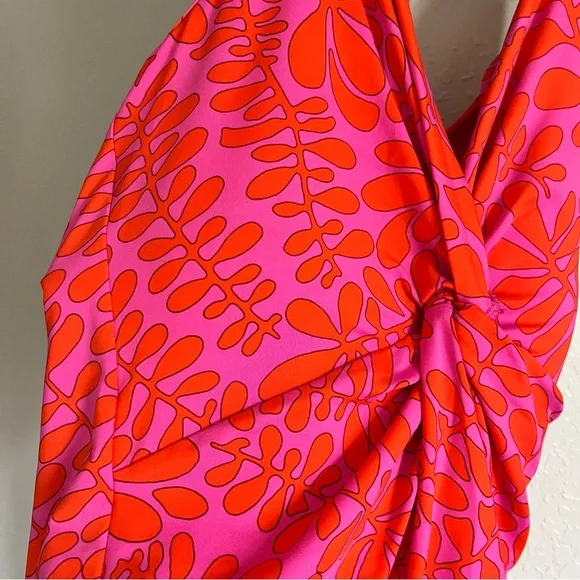NWT Trina Turk One Piece Trellus Swim Suit Pink Coral 8 - Picture 7 of 12